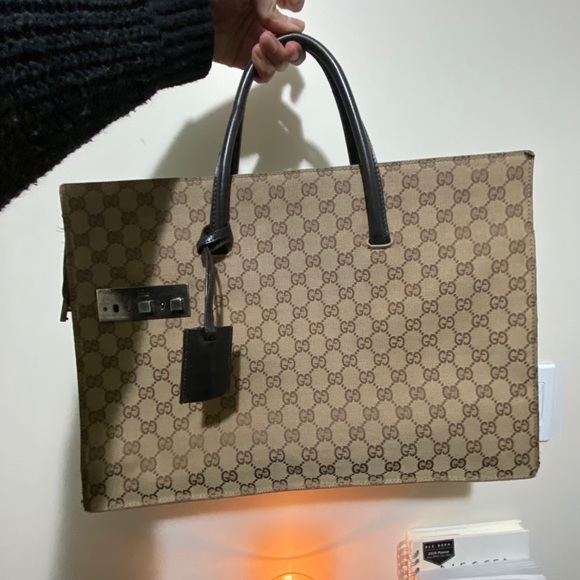 vintage gucci briefcase